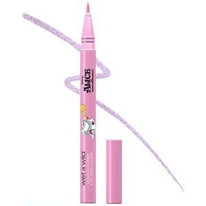 Wet n Wild Alice in Wonderland Vloeibare Eyeliner met Flexibele Borstel voor Ultieme Precisie, Semi-Transparante Opbouwbare Formule en Superfijne Glitter Afwerking voor Sprankelende Ooglook, Out of Time Tint