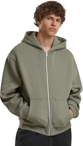 Build Your Brand - Fluffy Zip Hoody - Sweatshirt