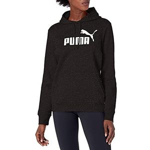 PUMA Heren Essentials Logo Fleece Hoodie Hooded Sweatshirt, Katoen Zwart, L