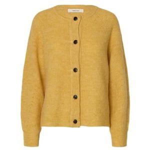 SELECTED WOMEN Slflulu Ls Knit Short Cardigan Noos, oker, L