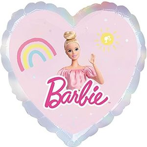 Amscan Anagram 4341175 - Barbie Vibes Verjaardag Hart Folie Ballon - 18"