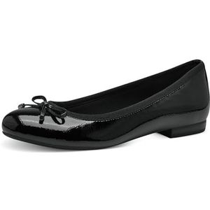 MARCO TOZZI Ballet Flat by Guido Maria Kretschmer 2-22137-42 dames, Black Patent, 40 EU