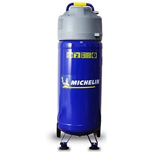 MICHELIN staande compressor MVX50/2-50 Liter tank - Olievrij - Vermogen 2 pk - Maximum druk 10 bar - Luchtdebiet 220 l/min,50 L,Blauw