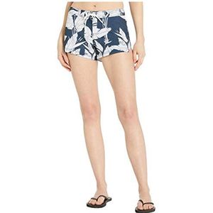 Roxy Vrouwen Board Sneldrogende Badpak Shorts, 2 ""Binnenbeen-Badpak Bottoms (XS-XXL), Stemming Indigo Vliegende Bloemen, S