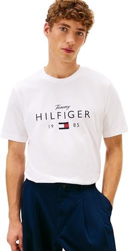 TOMMY HILFIGER Shirt 'Brand Love'  navy / rood / wit