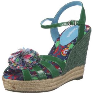 Desigual Shoes_CONCHI 21SS102 Damessandalen, modieuze sandalen, Blauw Violeta Royal 5047, 38 EU