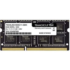 Team Group Elite 8GB DDR3L SODIMM - 1333MHz - 1 x 8 GB