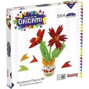 Mille et Un Origami – 3D-bloemensculptuur – handmatige activiteiten – vanaf 8 jaar Lansay