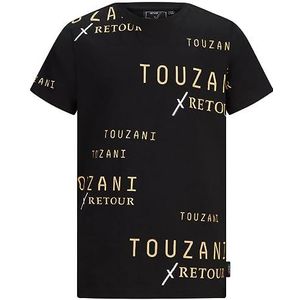 Retour Denim de Luxe Boy's Football Sweat Vest, Zwart, 3, zwart, 98/104 cm