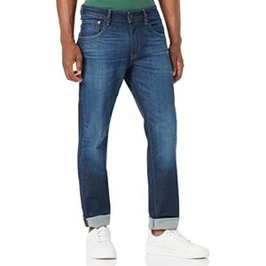 JACK & JONES Heren Slim/Straight Fit Jeans Tim Davis JJ 284 LID, Denim Blauw, 30W x 34L