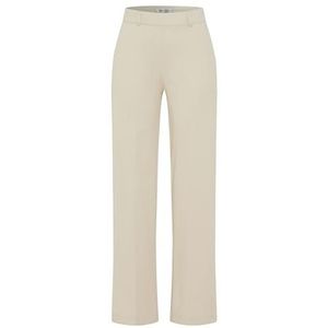 Raphaela by Brax Lillyth Flared Cool Summer Jersey broek voor dames, 56 ecru, 36W / 30L