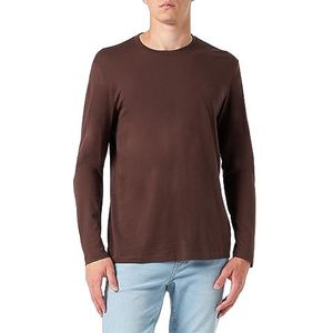 HUGO T-shirt voor heren, Dark Brown201, S