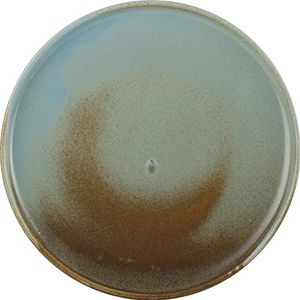 Aerts NV 604015 »Escura« bord plat, rond, ø: 285 mm, bruin/groen, porselein