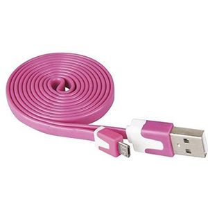 EMOS SM7001P USB-kabel 2.0 A Mini B-stekker / 1 m/afgeschermd/geschikt voor gegevensoverdracht/als oplaadkabel, aansluitkabel te gebruiken