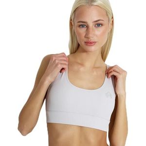 Carlheim Women's active wear Sports Bra Ribbed Classic Helle, Beige, X-Large