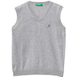 United Colors of Benetton Vest voor heren, kinderen en jongens, Grigio Melange 501, XL
