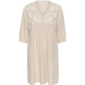 Part Two GiazellaPW Oversize Fit Above Knie-Lengte Jurk voor dames, French Oak Embroidery, 42