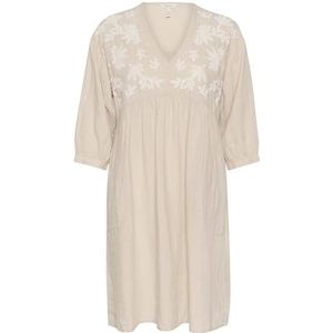 Part Two GiazellaPW Oversize Fit Above Knie-Lengte Jurk voor dames, French Oak Embroidery, 40