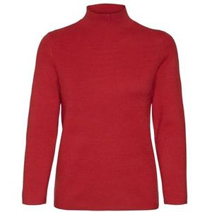 VERO MODA VMGOLD Naald 3/4 Funnelneck Pull.GA REP, salsa, XS