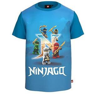 LEGO Ninjago jongens T-shirt alle Ninjas LWTaylor 122, 532 blauw, 92 kinderen
