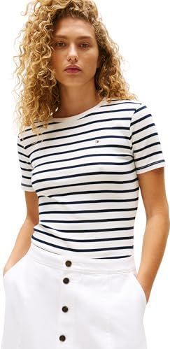 Tommy Hilfiger - T-shirt - Blauw - Katoen