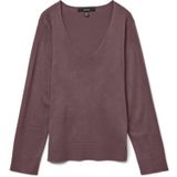 VERO MODA Gebreide damestrui VMSILJE, rosébruin., M
