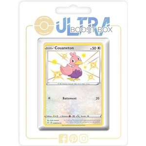 Couaneton (Ducklett) SV095/SV122 Shiny - Myboost X Epée et Bouclier 4.5 Destinées Radieuses - Doos met 10 Franse Pokemon kaarten