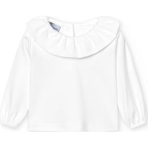 BABIDU T-shirt met ruches, smalle pasvorm, uniseks, Regulable, 3 Jaar