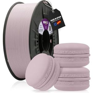 WINKLE PLA HD-filament, pastelpaars, zacht, 3D-printerfilament, PLA-filament, 1,75 mm, 1 kg, PLA paars, kleur zonder glans, maatnauwkeurigheid, spoel met 1 kg