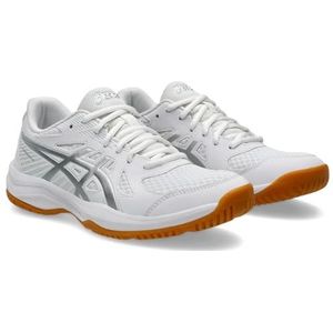 ASICS UPCOURT 6 sneakers voor dames, wit/puur zilver, 37 EU, Wit Pure Silver, 37 EU