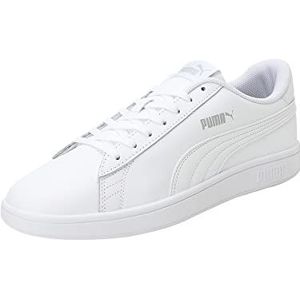 PUMA Sneakers Puma Smash V2 L uniseks-volwassene Lage sneakers , Wit (White/White) , 48.5 EU