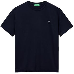 UNITED COLORS OF BENETTON Shirt  navy / wit