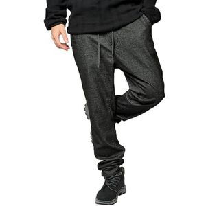 Kaporal, Herenbroek, Tapered Slim, lengte L32, model Irwix, kleur donkergrijs gemêleerd, maat S, Donkergrijs gemengd, S