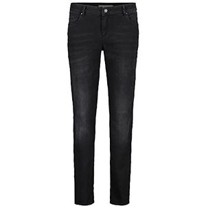 Betty & Co Dames Basic Jeans met wassing Black Denim, 44, zwart denim, 44