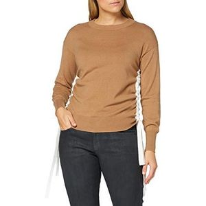 APART Fashion Gebreide damestrui, Taupe Melange, 40/42 NL