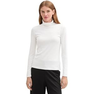 TOM TAILOR - 10315 - T-shirt - Whisper White - Lange Mouwen - Dames