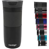 Contigo Byron thermosbeker, lekvrije roestvrijstalen isoleerbeker, koffiebeker-to-go, vaatwasmachinebestendig deksel, BPA-vrij, tot 6 uur heet, perfect voor werk, auto en onderweg, 470 ml