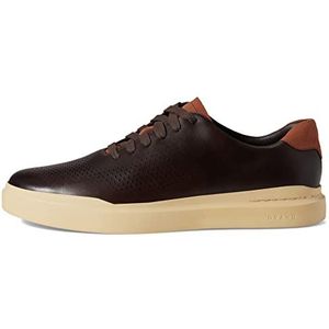 Cole Haan Heren GRANDPRØ Rally Laser Cut Trainer Sneaker, Kastanje Donker Chocolade, 9,5 UK