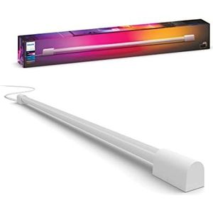Philips Hue Play Gradient Light Tube - Wit en Gekleurd Licht - Werkt met Alexa, Google Home & Apple HomeKit - Verbind met Hue Bridge - Compact Formaat - Wit