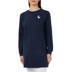 NALLY Dames sweatjurk 23820031-NA02, donkerblauw, S, donkerblauw, S