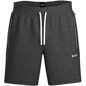 BOSS Mix & Match katoenen stretch loungeshorts voor heren pyjamabroek, Asphault Grijs, XXL