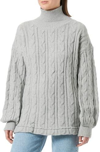 aleva Oversized trui  lichtgrijs