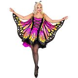 Widmann - Kostuum vlinder, jurk met tutu, vleugels, dierenkostuum, carnaval