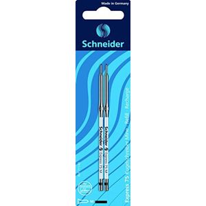 Schneider pennen pennen pennen pennen Express 75, onuitwisbaar, M, zwart, 2 stuks blisterkaart