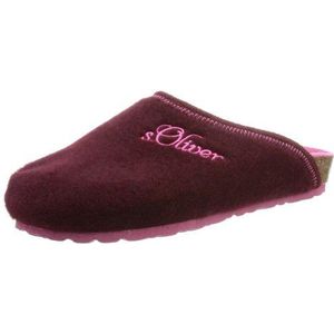 s.Oliver Casual, Unisex Kids Slippers, Roze Roze Bordeaux Fuxia 508, 38 EU