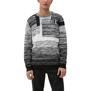 s.Oliver Men's 10.3.11.17.170.2124524 Pullover voor heren, zwart, S, zwart, S