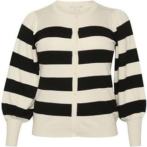 Dames cardigan met brede strepen KAFFE Curve Malan