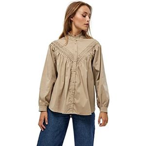 Minus Dames Sheridan Shirt, 2105 Feather Gray, 36