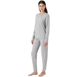 Emporio Armani Pajamas Iconic Pajama Pajama Set van 2 stuks, lichtgrijs gem., L