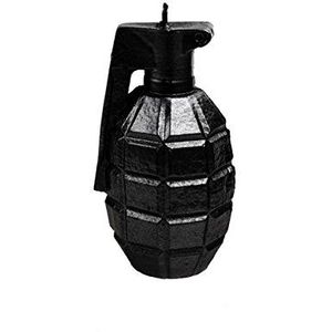 Candellana Grote grenade kaars | hoogte: 14,3 cm | zwart | handgemaakt in de EU